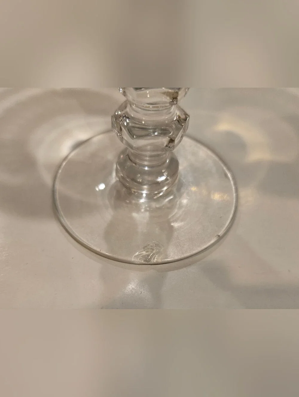 Vintage Tiffin-Franciscan Crystal Sherry Stemware In Woodstack Pattern X 7